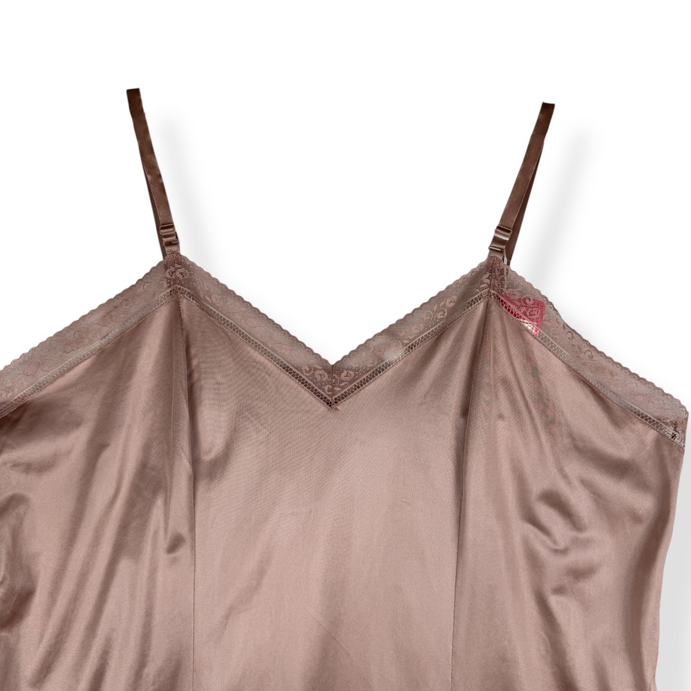 Antron Nylon Nightgown Womens Plus Size 52 Vintage 80s Lingerie Deadstock USA - Picture 11 of 13